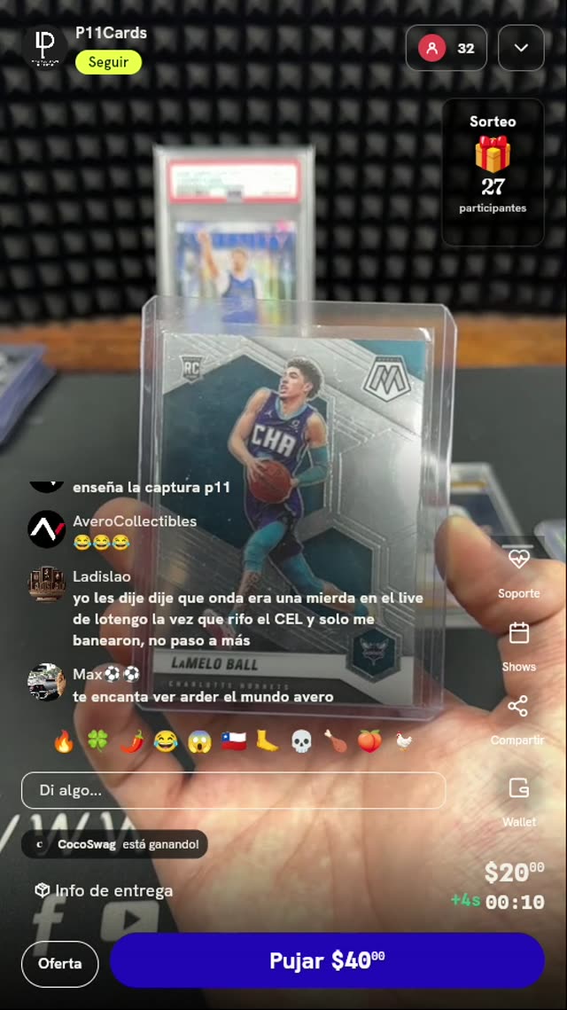 Carta LaMelo Ball Panini Mosaic Rookie