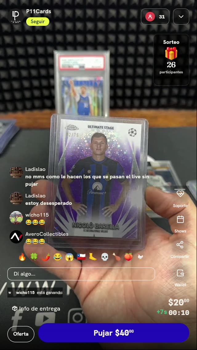 Topps Chrome Nicolò Barella /75