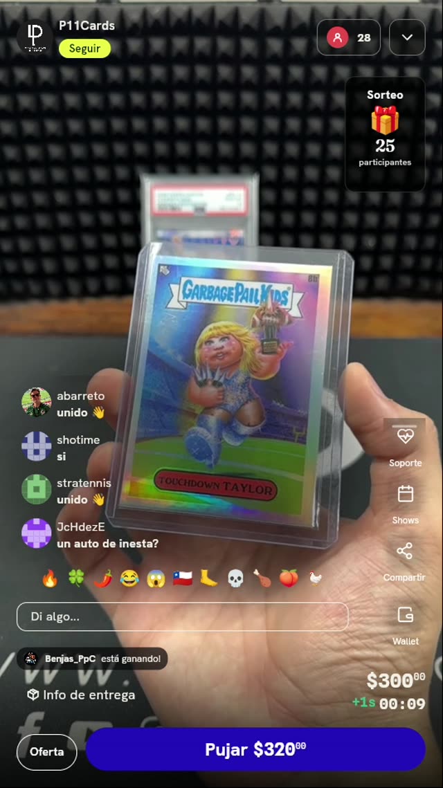 Carta GPK Touchdown Taylor #8b