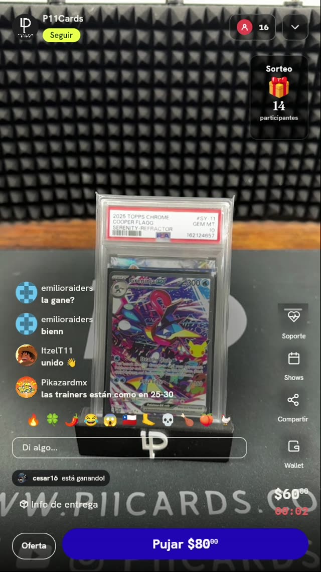 Carta Pokémon Greninja ex Promo #132