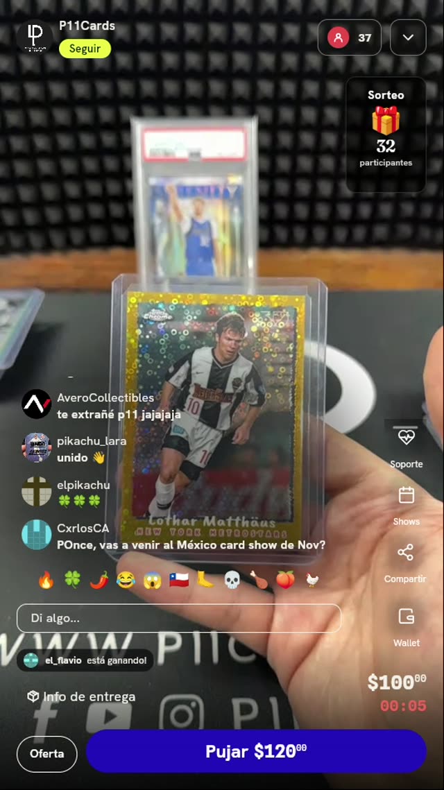 Carta Topps Chrome Lothar Matthäus /50