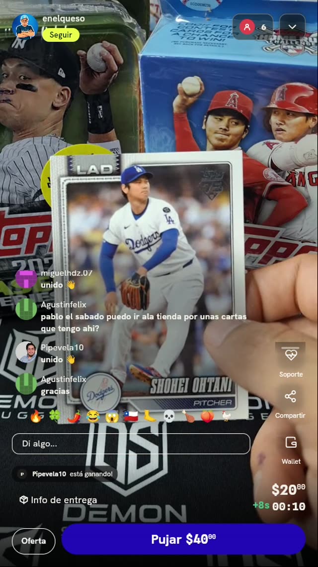 Carta Shohei Ohtani Topps 2026