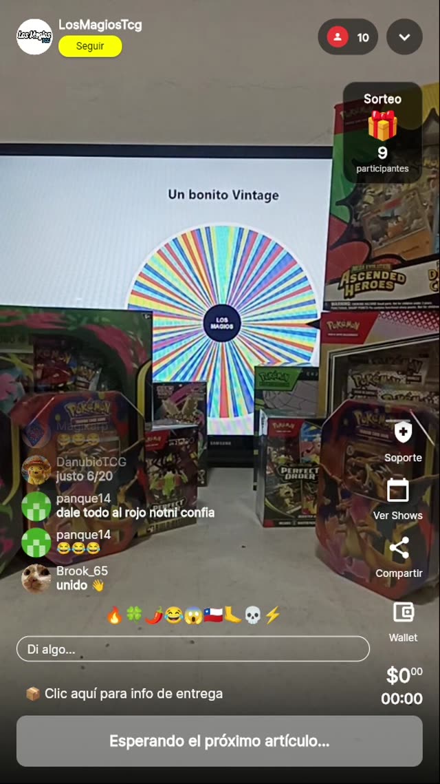 Ruleta Pokémon TCG Vintage