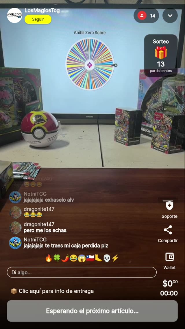 Pokémon TCG Anihil Zero Sobre