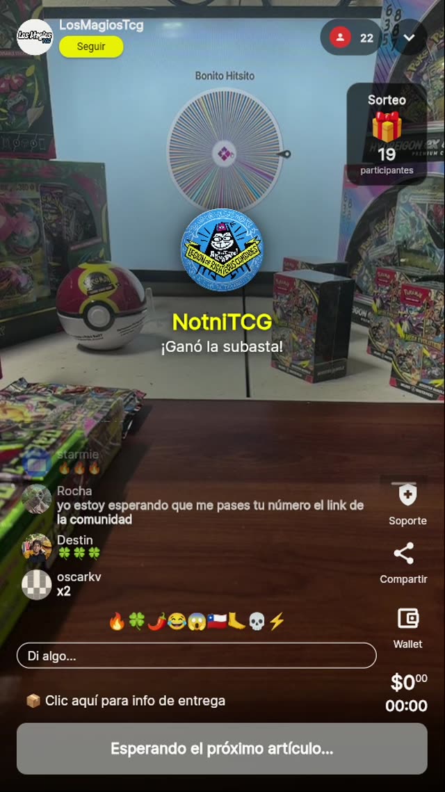 Ruleta Pokémon TCG + Tapu Koko