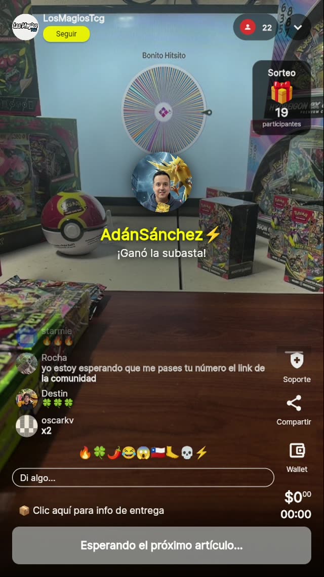 Ruleta Bonito Hitsito LosMagiosTCG