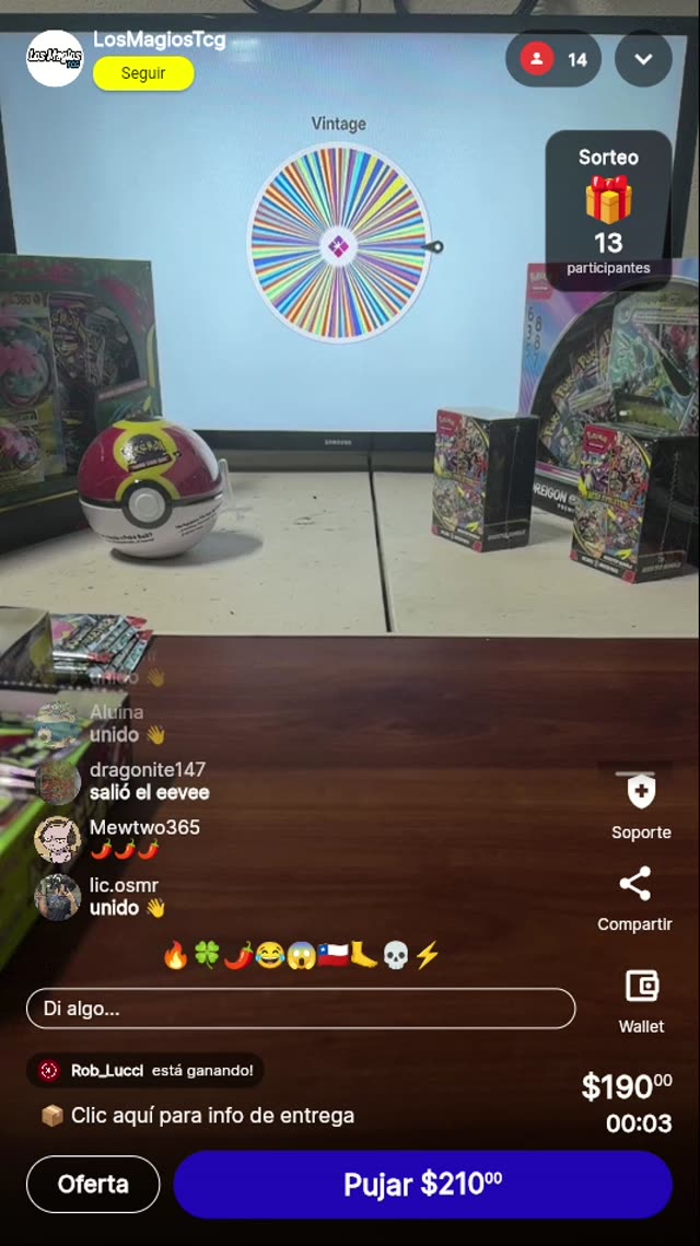 Ruleta Pokémon Vintage TCG