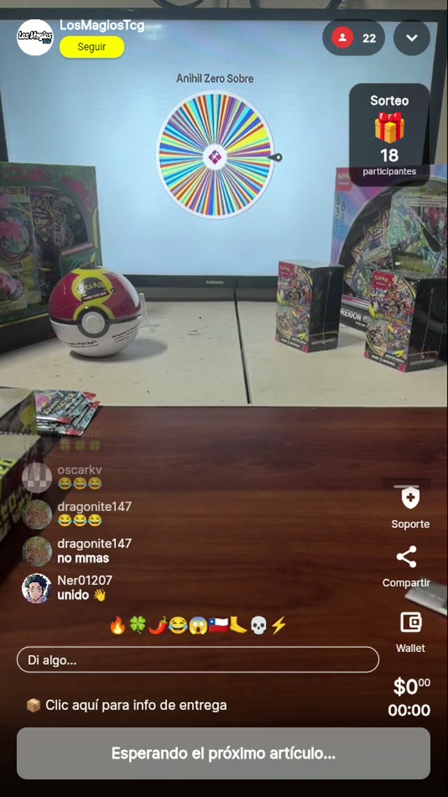 Pokémon TCG: Sobre de 5 Cartas