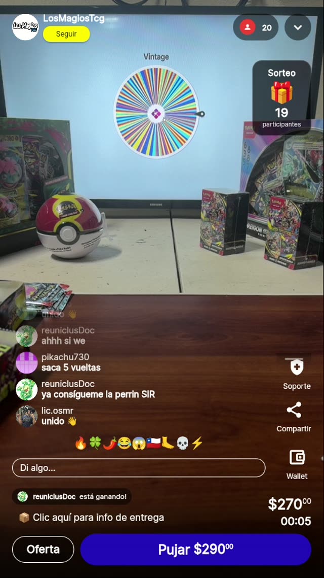 Sorteo Carta Pokémon Reuniclus