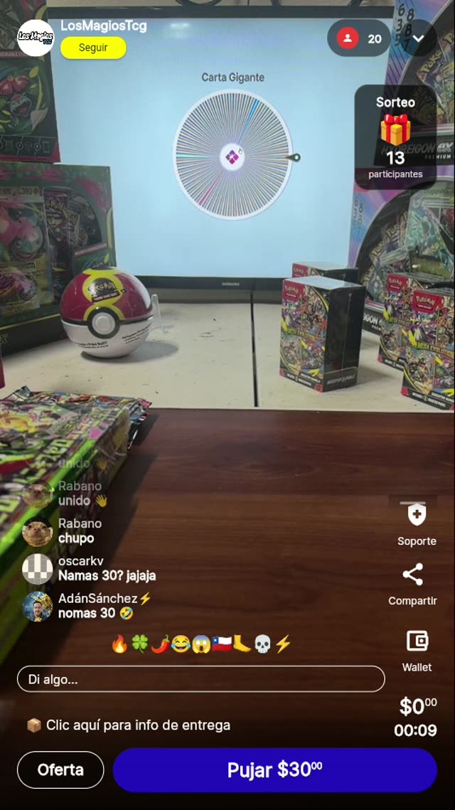 Sorteo Carta Gigante Pokémon TCG