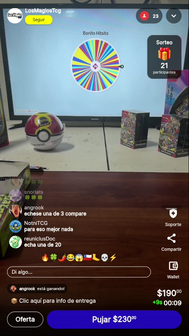 Pokémon TCG: Sorteo de Tres Vueltas