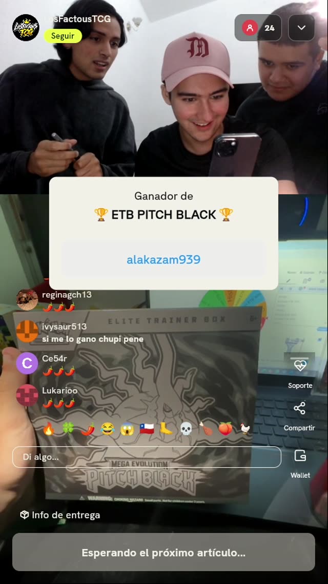 Pokémon ETB Mega Evolution Pitch Black
