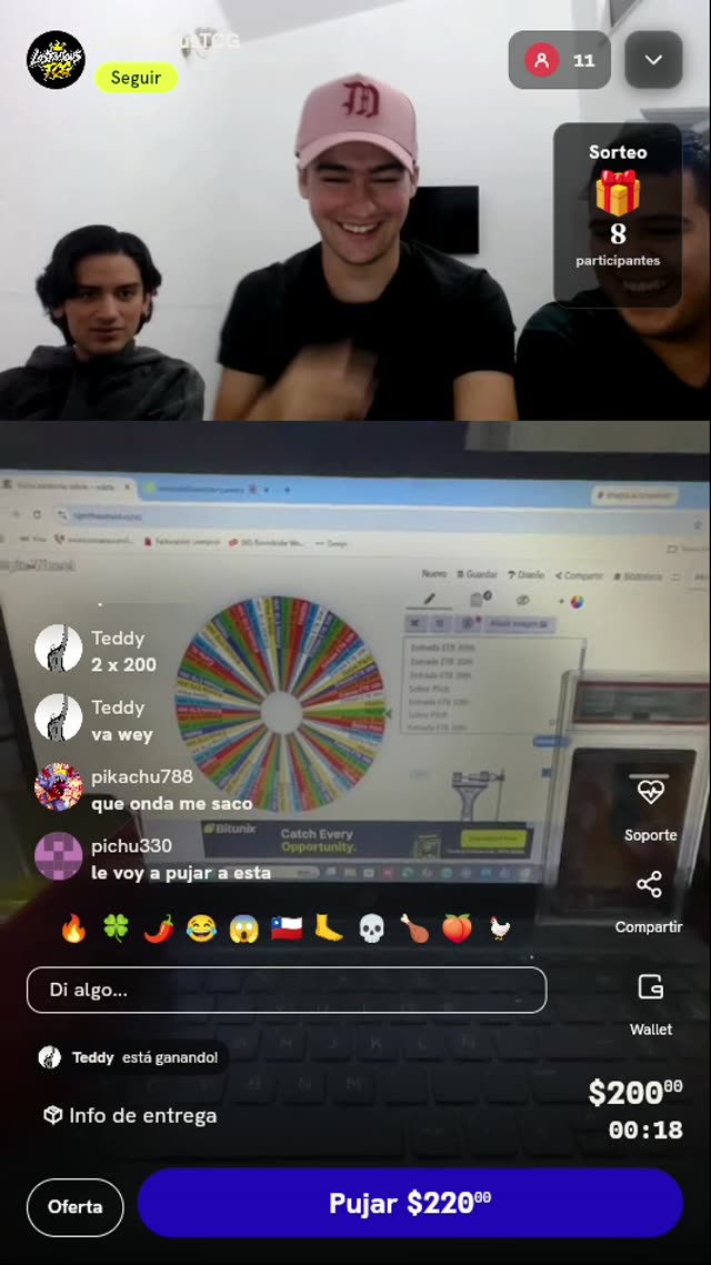 Giro de Ruleta Misteriosa TCG