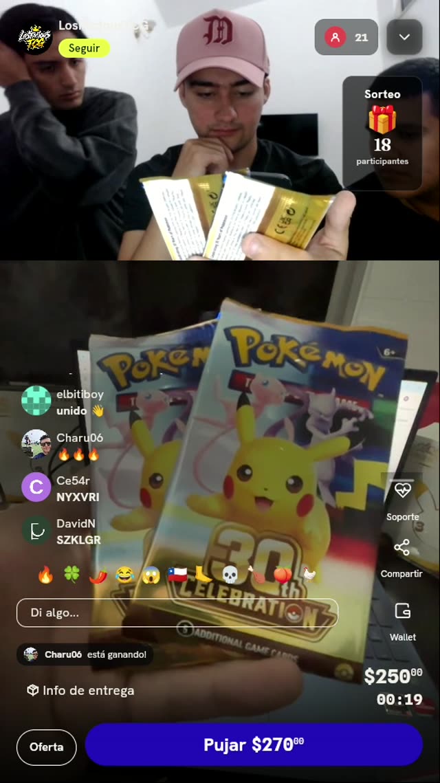 Sobres Pokémon TCG 30th Celebration
