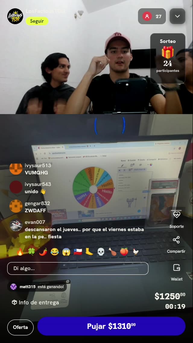 Giros de Ruleta Pokémon TCG