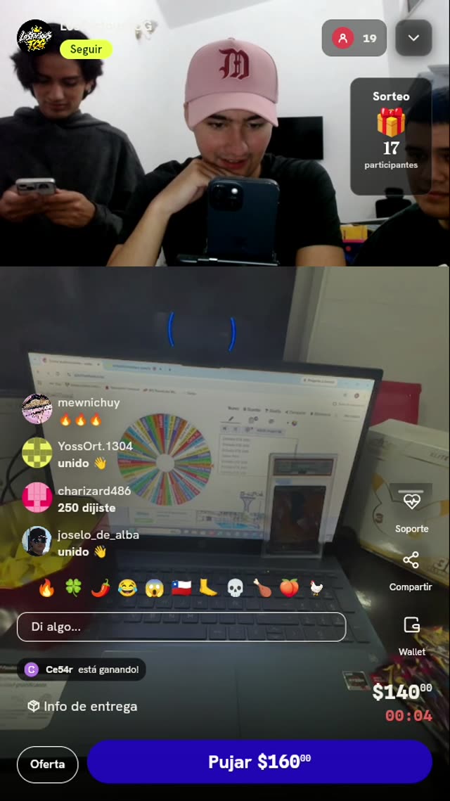 Tirada de ruleta Pokémon TCG
