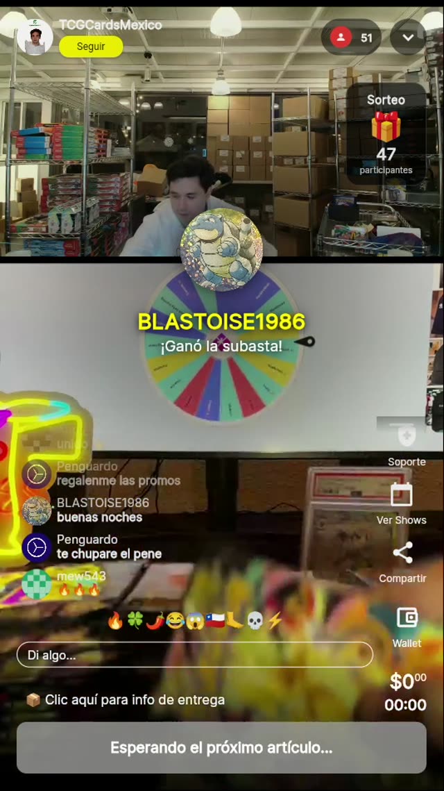 Carta Pokémon Blastoise subastada