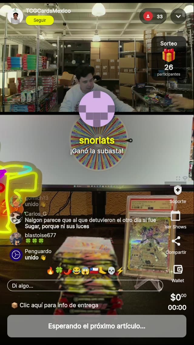 Lote de cartas Pokémon variadas