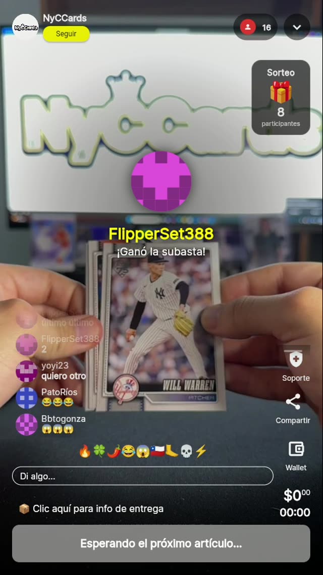 Will Warren 2025 Topps Rookie Card