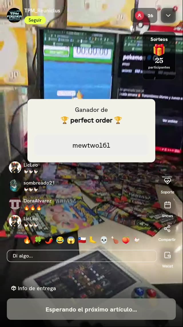 Sobre de Pokémon TCG Perfect Order