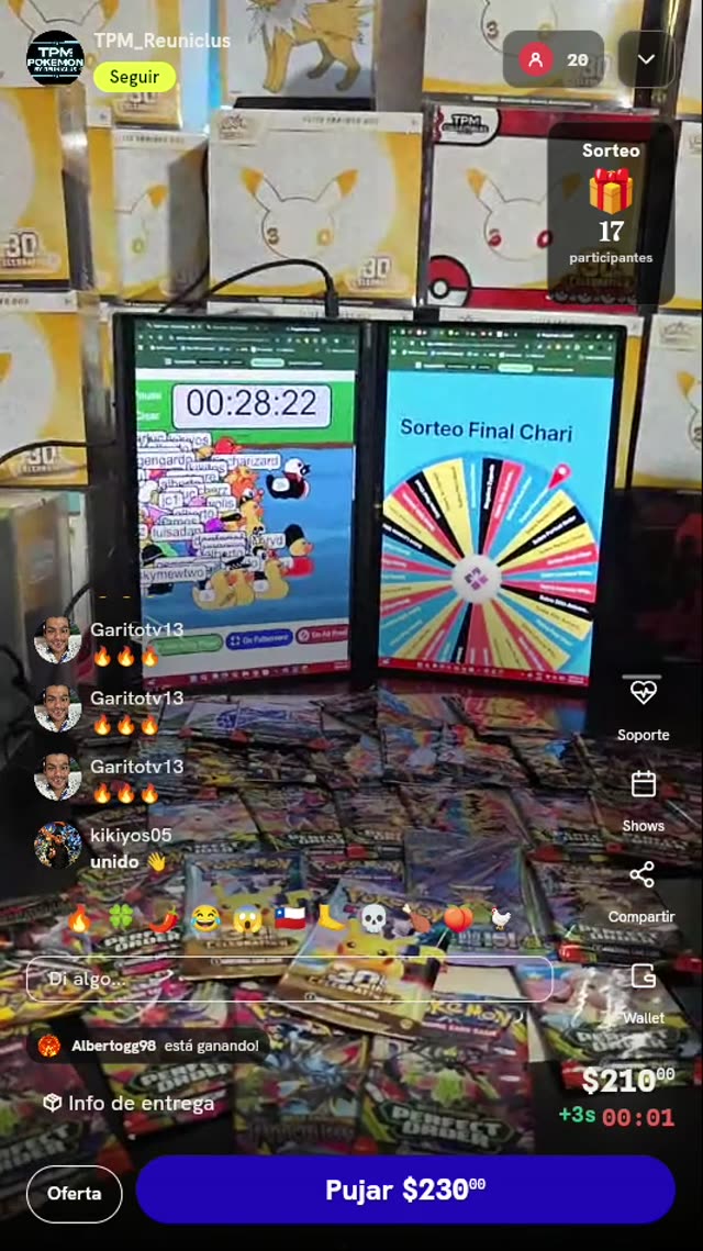 Sobres de Pokémon TCG