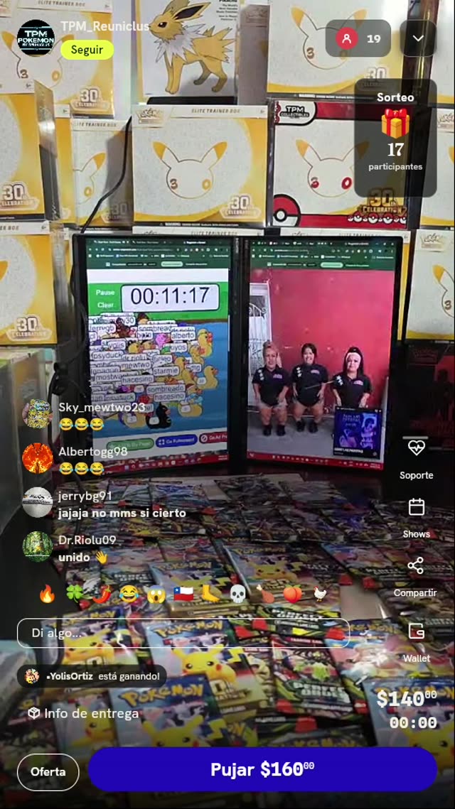 Lote de 4 Sobres Pokémon TCG