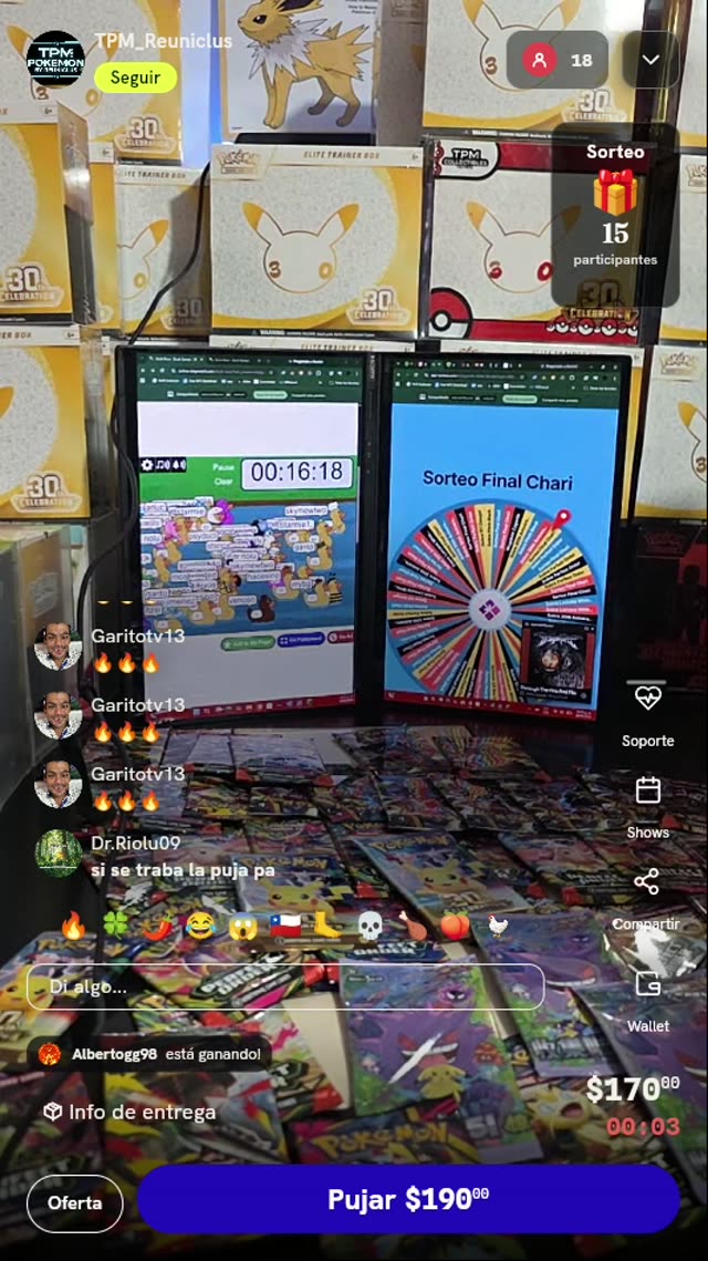 Lote de Sobres Pokémon TCG