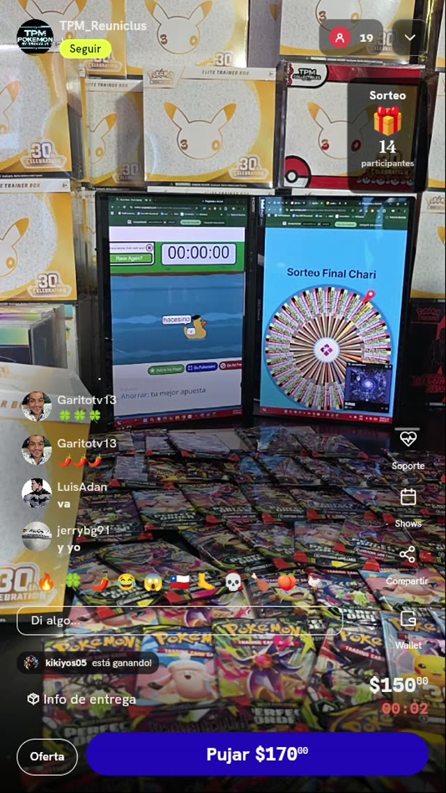 Entrada a Sorteo Pokémon TCG
