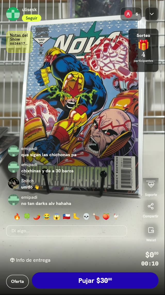 Cómic Nova #9 Marvel 1994