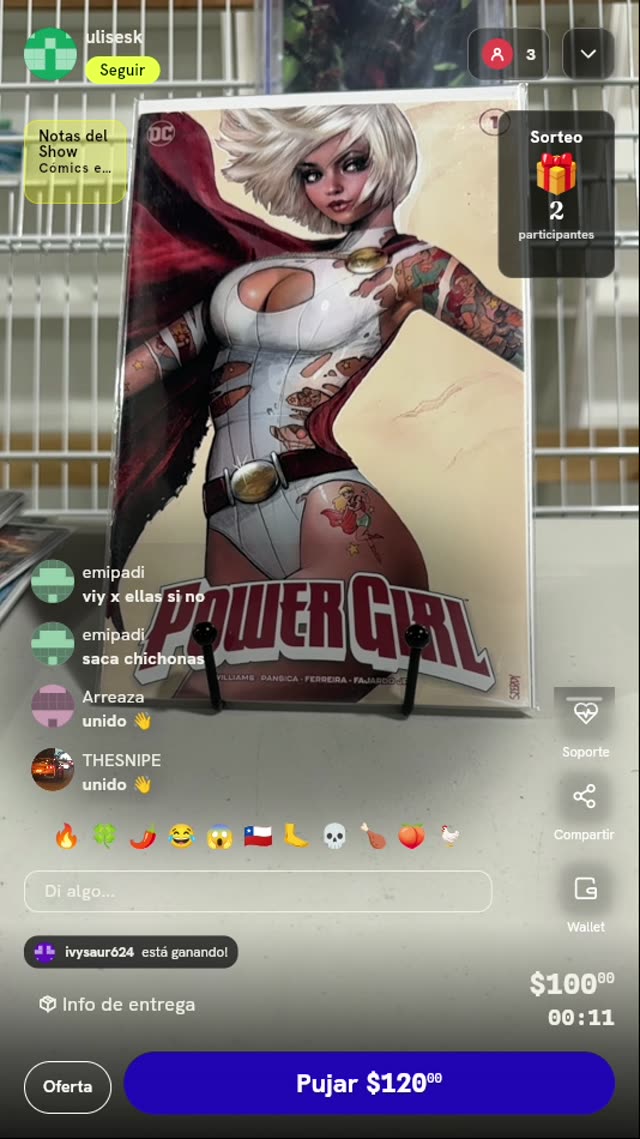 Comic Power Girl #1 Szerdy Variant