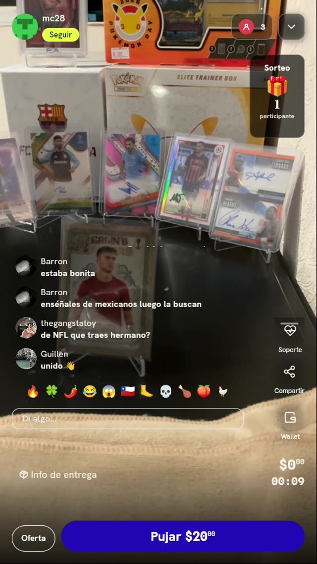 Carta Coleccionable Topps Merlin Fútbol