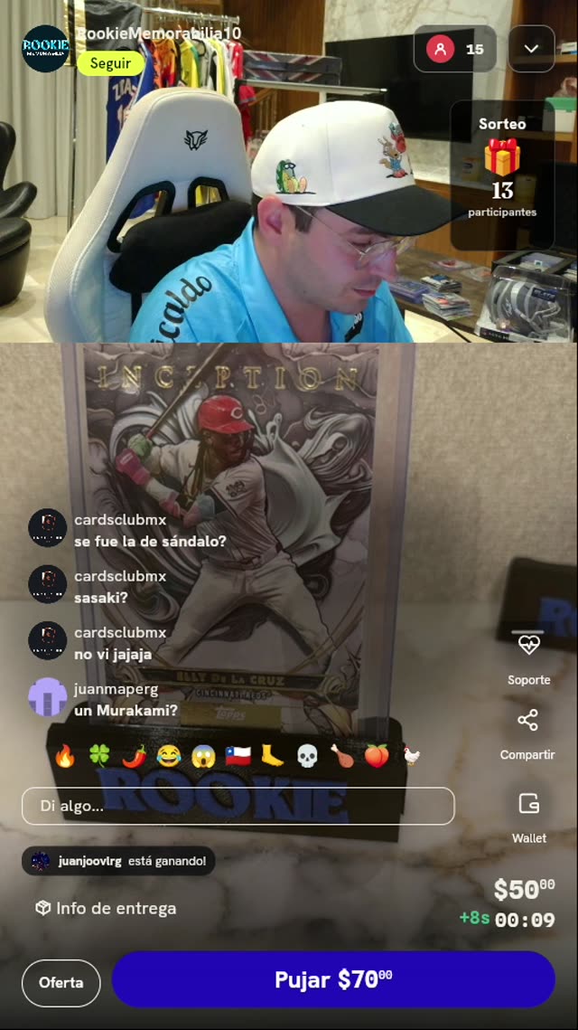 Carta Elly De La Cruz Topps Inception