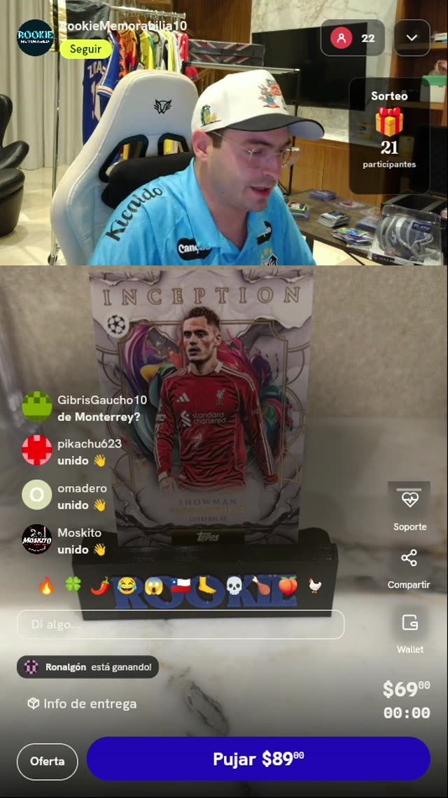 Carta Florian Wirtz Topps Inception