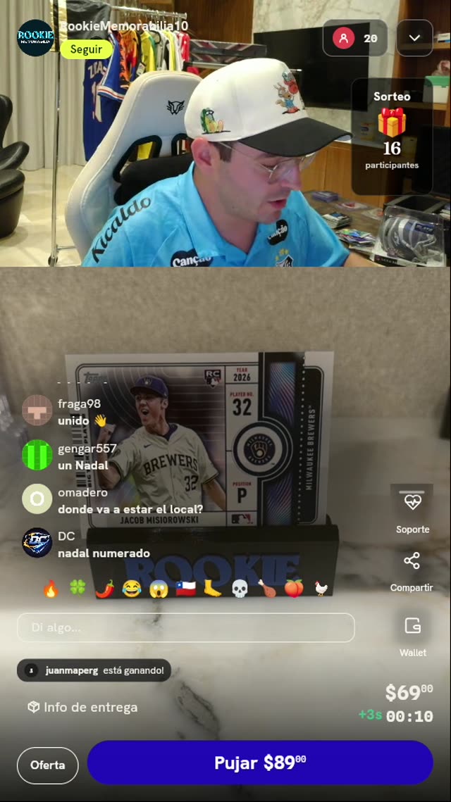 Carta Topps 2026 Jacob Misiorowski RC
