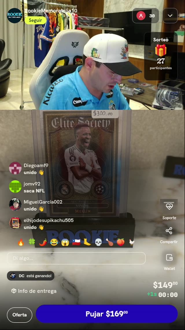 Carta Vinícius Jr. Topps Merlin