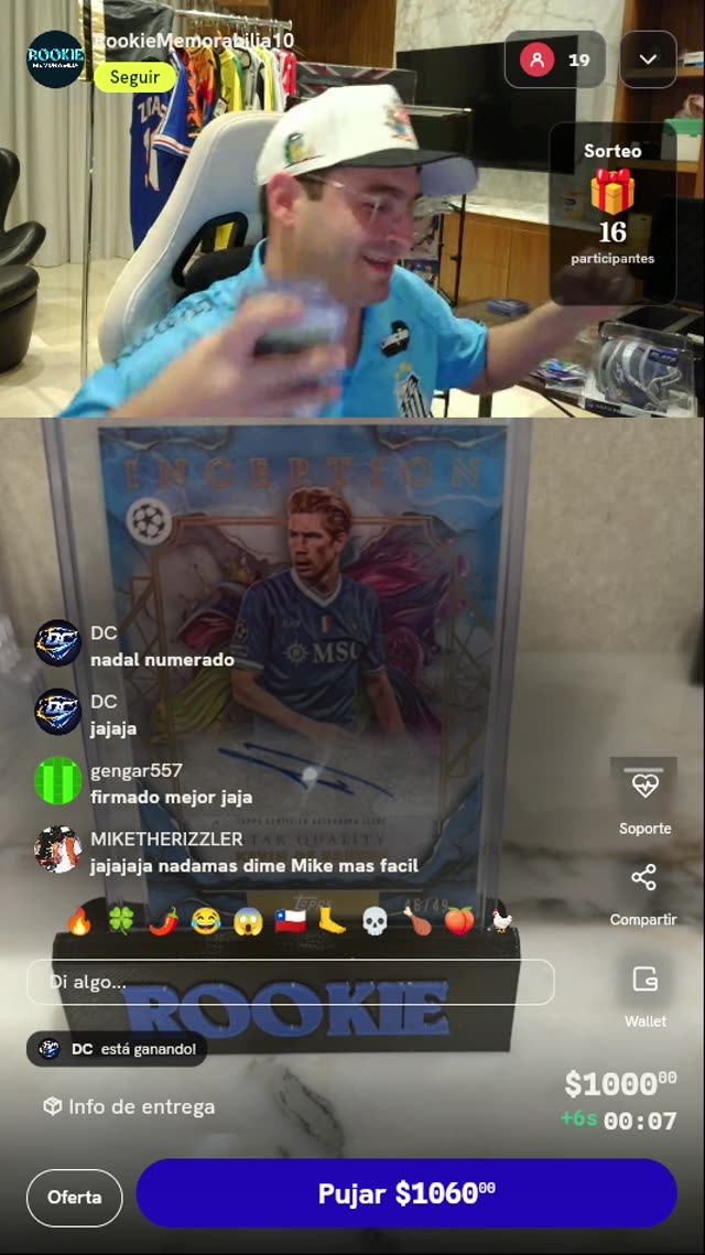 Topps Inception Kevin De Bruyne Autografiada /49
