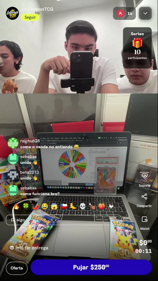 Tiro de ruleta Pokémon