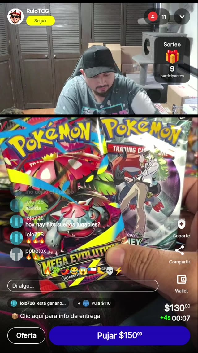 Sobres Pokémon Mega Evolution y Journey