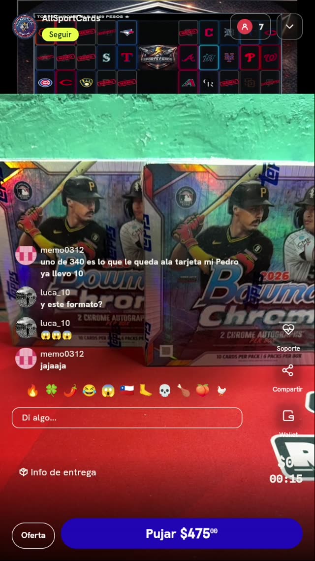 Spot Mets de Nueva York Bowman Chrome