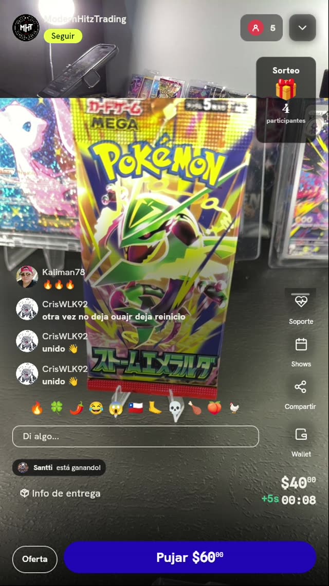 Sobre Pokémon MEGA Storm Emeralda Japonés