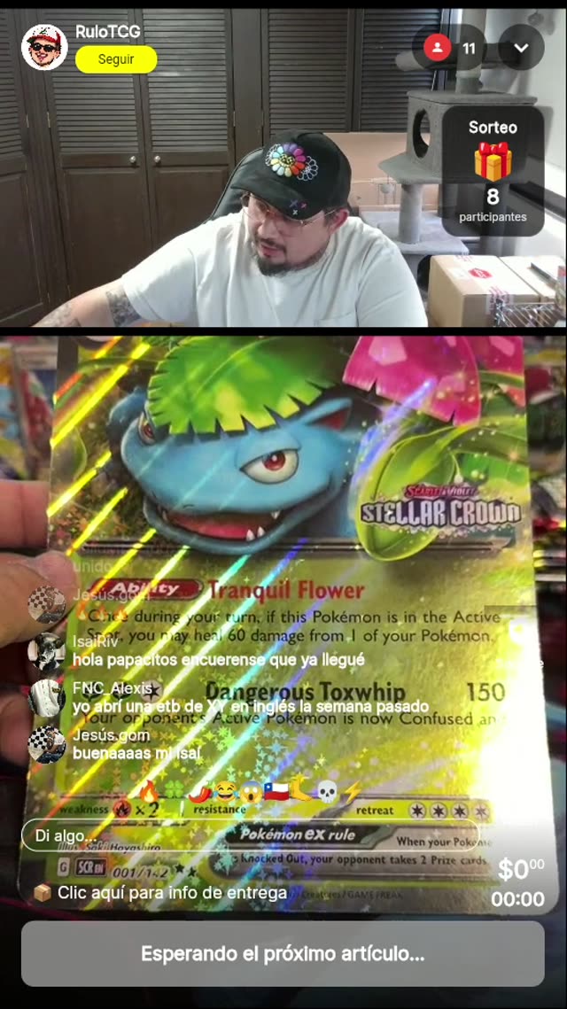 Venusaur ex Stellar Crown 001/142