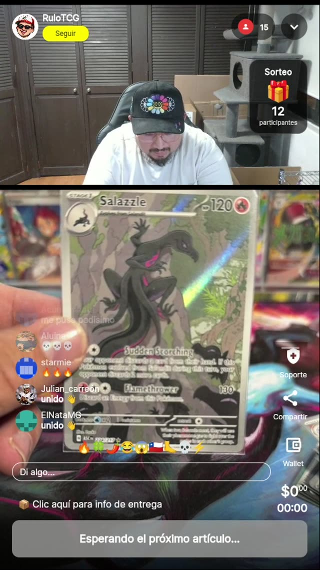 Carta Pokémon Salazzle Holo