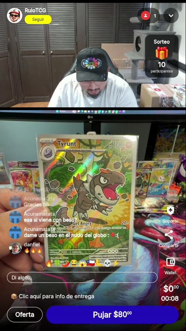 Carta Pokémon Tyrunt Holo