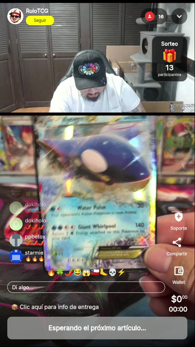 Kyogre EX XY41 Promo Holo