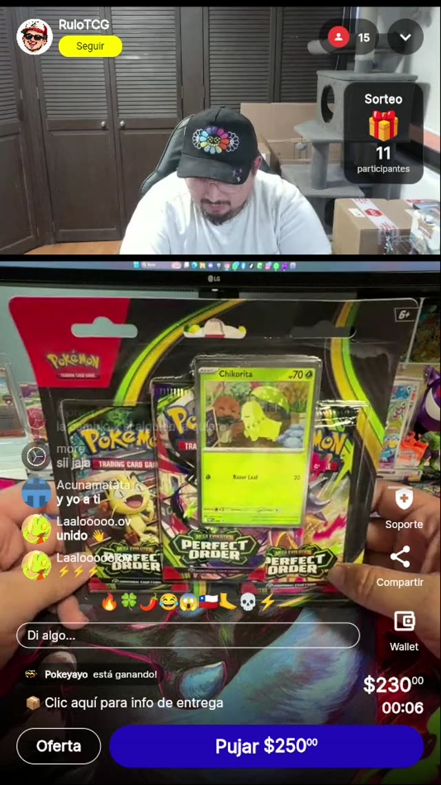 Pokémon TCG Perfect Order Chikorita Blister