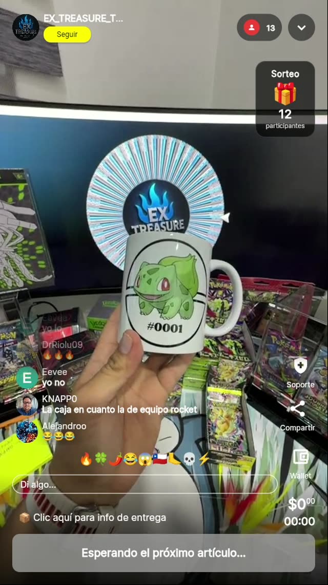 Taza Pokémon Bulbasaur Coleccionable