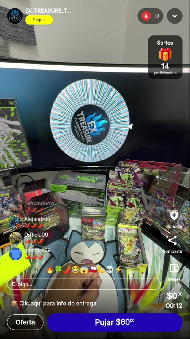 Perfect Order Pokémon TCG Ruleta
