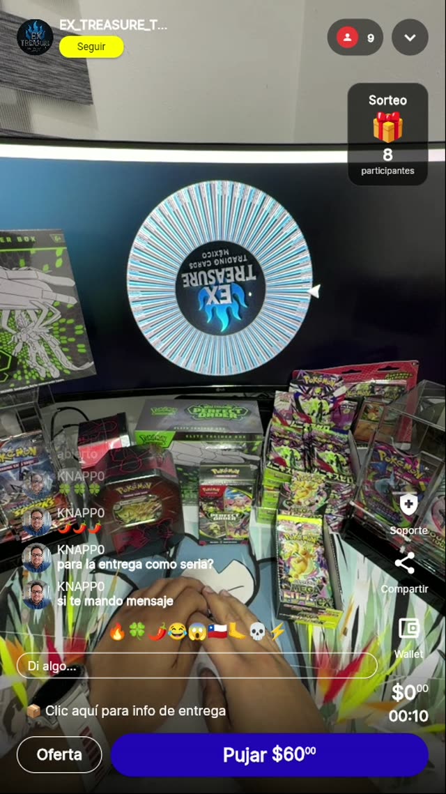 Pokémon ETB en Subasta