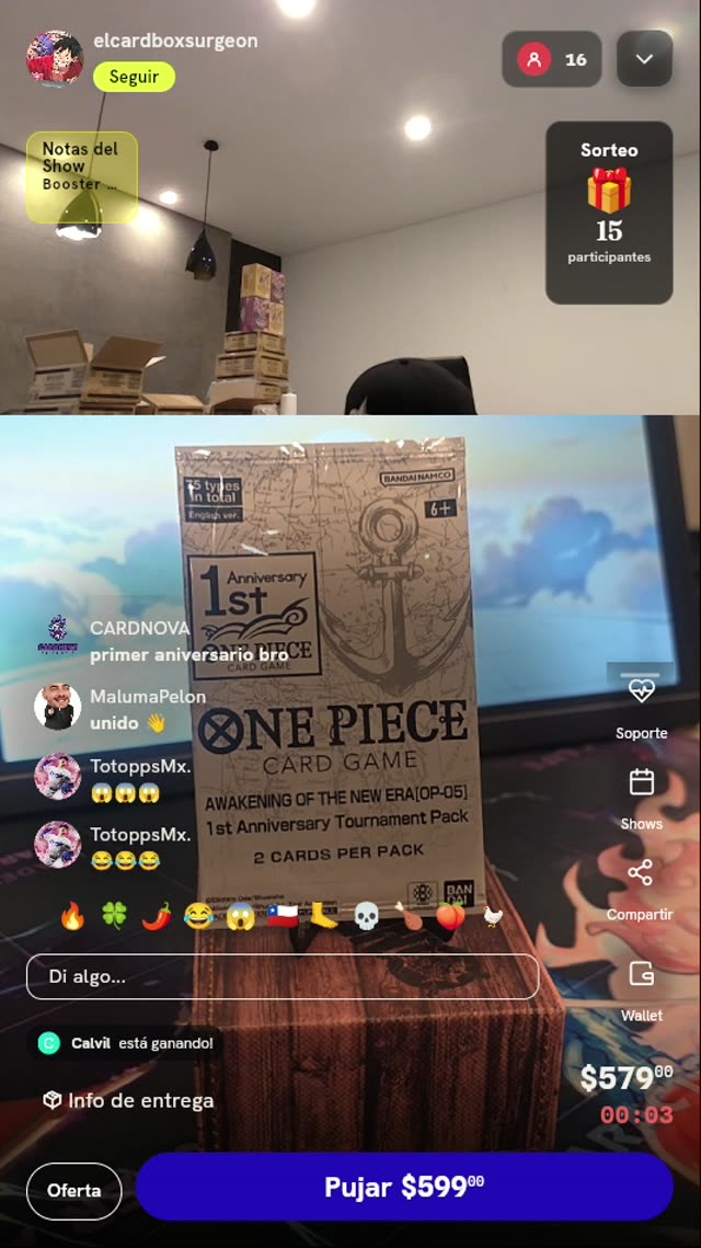 Sobre One Piece OP-05 1st Anniversary