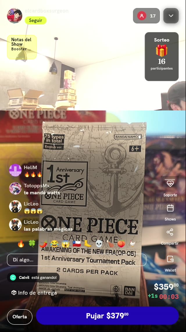 Sobre One Piece 1st Anniversary OP-05